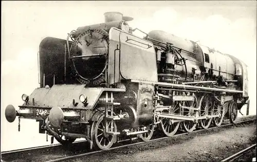 Ak Französische Eisenbahn, Dampflokomotive, Chemin de fer, Locomotives du Sud Est, Ex PLM, 241 B 1