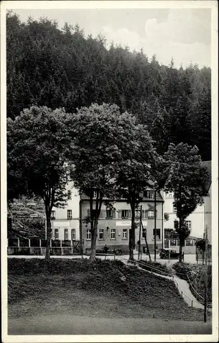 Ak Schwarzenstein Schwarzenbach am Wald in Oberfranken, Gasthaus zum Rodachtal, Inh. G. Frank