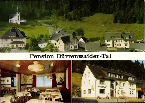 Ak Dürrenwaid Geroldsgrün in Oberfranken, Gasthof und Pension Dürrenwaider Tal von Paul Hänel