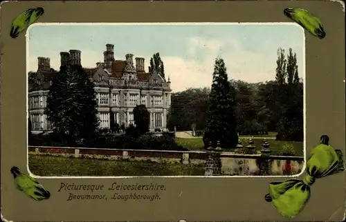 Passepartout Ak Loughborough Leicestershire East Midlands England, Beaumanor