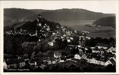 Ak Pappenheim in Bayern, Blick auf den Ort mit Umgebung