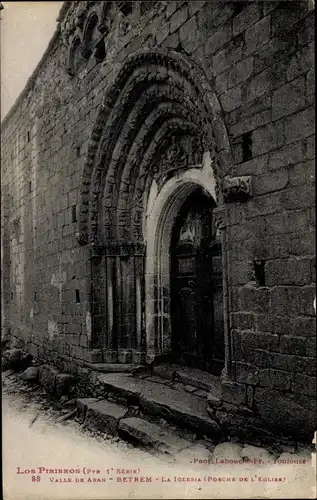 Ak Betrem Katalonien, Valle de Aran, La Iglesia, Kirche