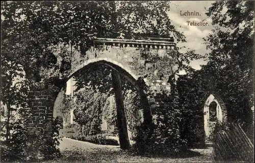 Ak Kloster Lehnin in Brandenburg, Partie am Tetzeltor