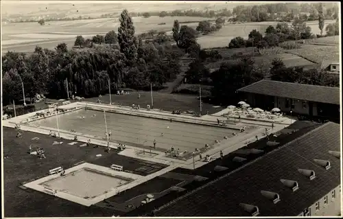 Foto Ak Heubach in Baden Württemberg, Freibad Spiesshofer & Braun