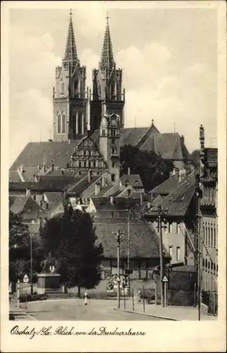 Ak Oschatz in Nordsachsen, Blick von der Dresdner Straße