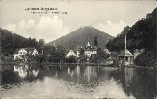 Ak Bad Bergzabern im Kreis Südliche Weinstraße, Hinteres Kurtal, Kurhaus Lang