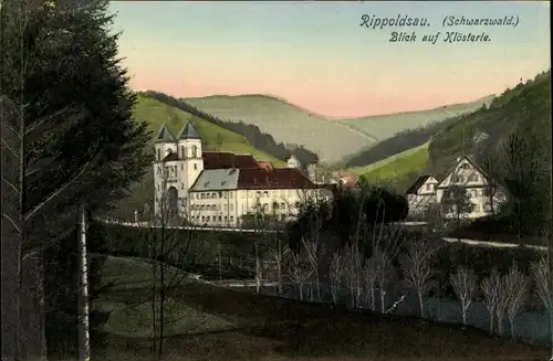 Ak Bad Rippoldsau Schapbach im Schwarzwald, Blick auf Klösterle