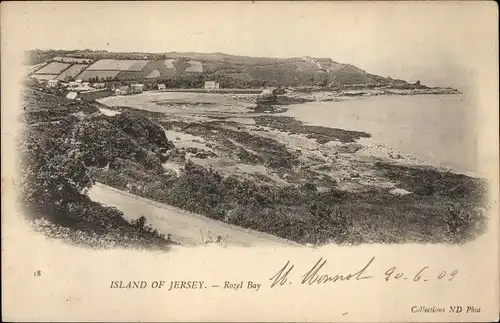 Ak Jersey Kanalinseln, Rozel Bay, Küstenlandschaft