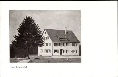 Ak Calw im Nordschwarzwald, Blick auf Haus Schönblick, Inh. K. Großmann