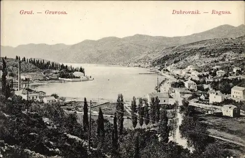 Ak Gruž Gravosa Ragusa Dubrovnik Kroatien, Ortschaft