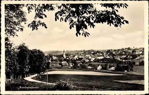 Ak Rotthalmünster im Kreis Passau Niederbayern, Blick auf Ortschaft und Umgebung