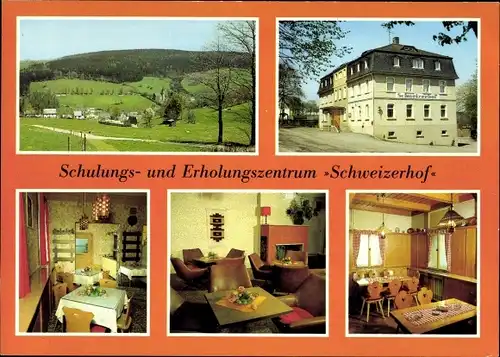 Ak Neuclausnitz Rechenberg Bienenmühle Erzgebirge, Schulungs- und Erholungszentrum Schweizerhof