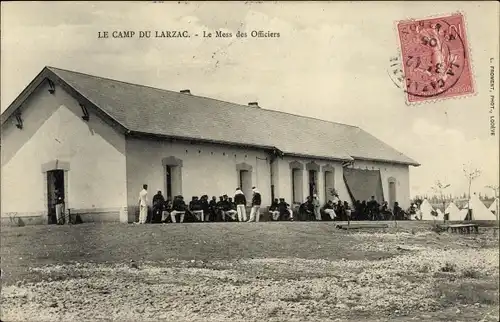 Ak La Cavalerie Aveyron, Le Camp du Larzac, Le Mess des Officiers