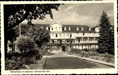 Ak Hahnenklee Bockswiese Goslar, Hotel Hahnenkleer Hof, Inh. H. Knüppel