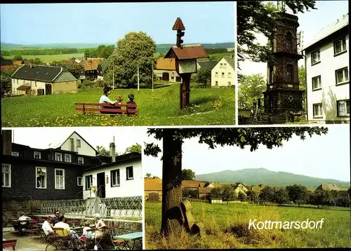 Ak Kottmarsdorf Kottmar in der Oberlausitz, Aussichtsturm, Kottmar, Berggaststätte Kottmarbaude