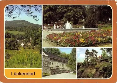 Ak Lückendorf Oybin in Sachsen, Hochwald, Kurpark, Gaststätte Kretscham