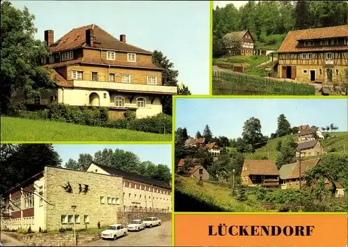 Ak Lückendorf Oybin in Sachsen, FDGB Erholungsheim Karl Lucas, Gaststätte Kretscham