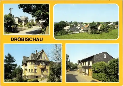 Ak Dröbischau Landkreis Saalfeld Rudolstadt, Egelsdorf, Gaststätte Zur Burg, Gaststätte Erholung
