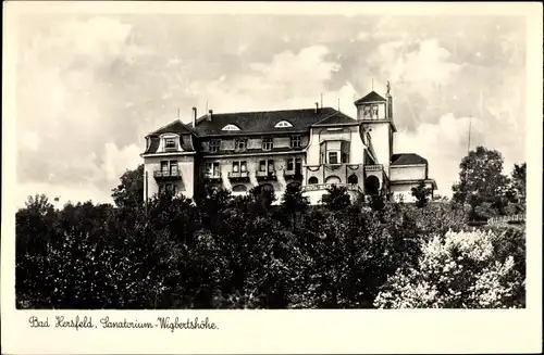 Ak Bad Hersfeld, Blick auf das Sanatorium Wigbertshöhe