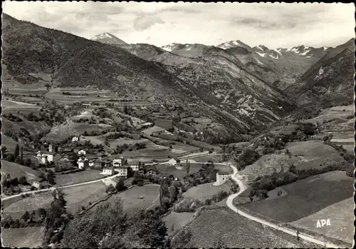 Ak La Massana Andorra, Vista General, Ortschaft mit Landschaftsblick