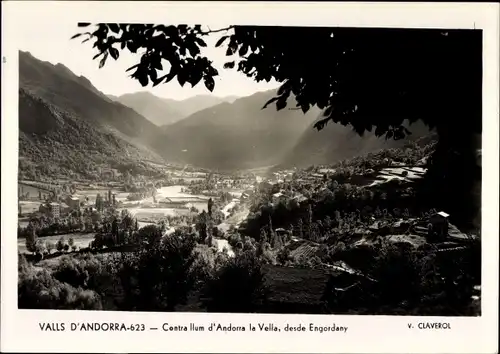 Ak Andorra la Vella Andorra, Panoramablick auf die Stadt