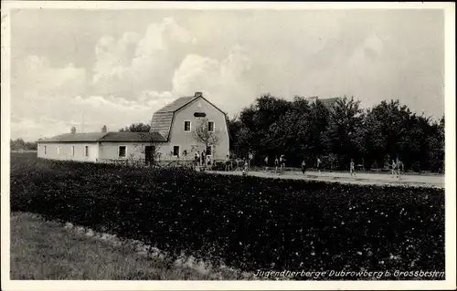 Ak Heidesee Brandenburg, Jugendherberge Dubrowberg