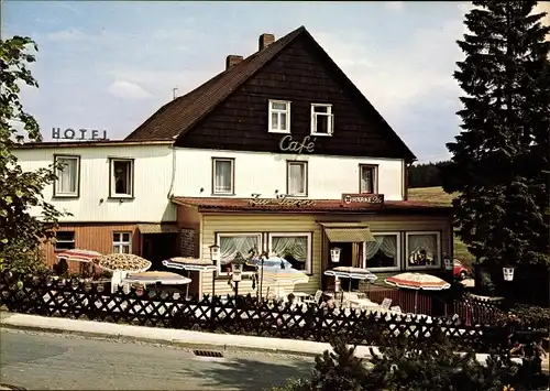 Ak Buntenbock Clausthal Zellerfeld im Oberharz, Hotel Café Zur Tanne, G. Moritz