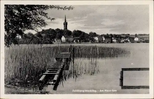 Ak Feldberg Feldberger Seenlandschaft, Am Haussee
