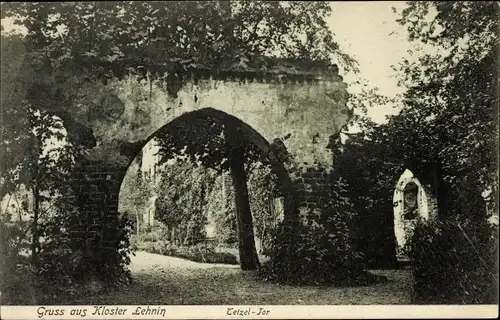 Ak Kloster Lehnin in Brandenburg, Tetzeltor, Ruine