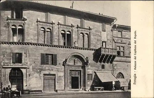 Ak Perugia Umbria, Palazzo del Capitano del Papala