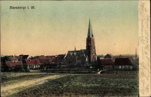 Ak Altenberge in Nordrhein Westfalen, Blick auf die St. Johannes Baptist Kirche