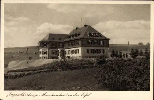 Ak Manderscheid in der Eifel Rheinland Pfalz, Blick auf die Jugendherberge