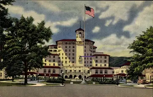 Ak Colorado Springs Colorado USA, The Broadmoor Hotel, Cheyenne Mountain