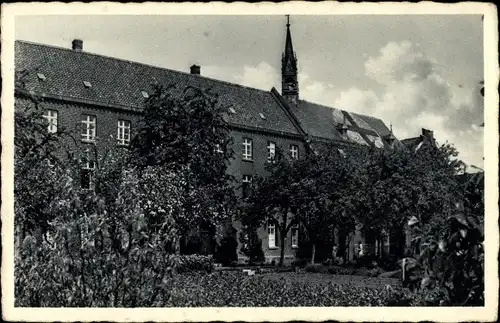 Ak Hamb Kapellen Geldern am Niederrhein, Kloster St. Bernardin, Gartenansicht