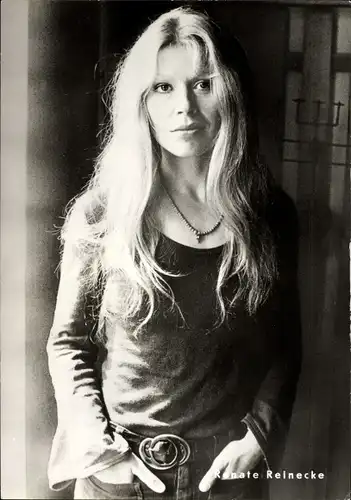 Ak Schauspielerin Renate Reinecke, Portrait, Leben mit Uwe, Progress Starfoto