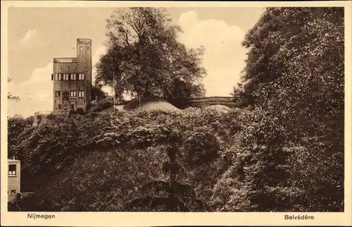 Ak Nijmegen Gelderland Niederlande, Belvédère