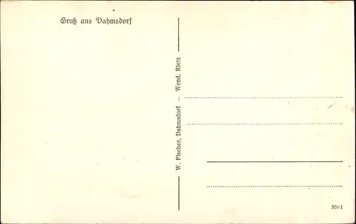 Ak Dahmsdorf Reichenwalde Brandenburg, Partie am See, Boote