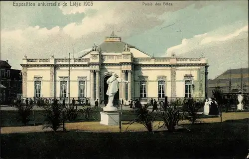 Ak Liège Lüttich Wallonien, Exposition universelle 1905, Palais des Fetes
