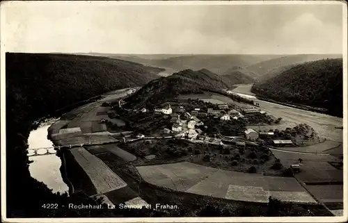 Ak Rochehaut Wallonien Luxemburg, La Semois et Frahan, Panorama