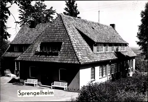 Foto Ak Ostercappeln in Niedersachsen, Blick auf das Sprengelheim