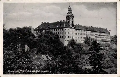 Ak Rudolstadt in Thüringen, Schloss Heidecksburg