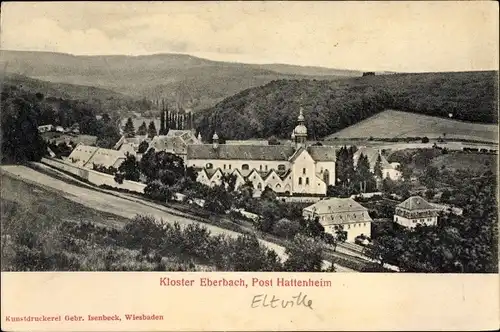 Ak Eltville am Rhein, Blick auf das Kloster Eberbach