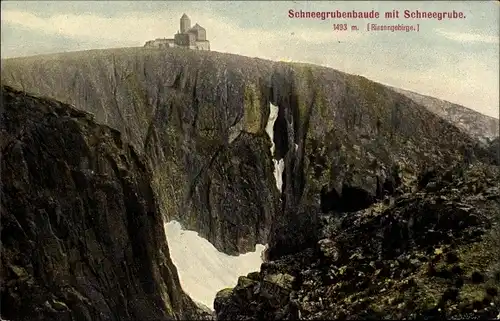 Ak Szklarska Poręba Schreiberhau Riesengebirge, Schneegrubenbaude, Schronisko nad Śnieżnymi Kotłami