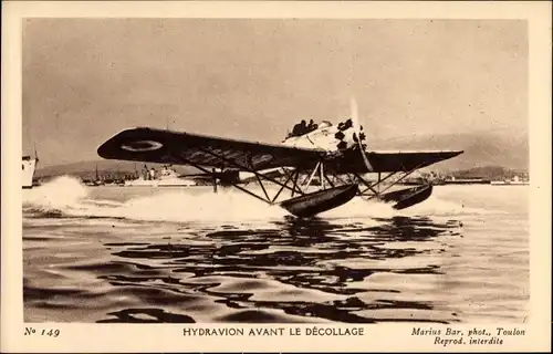 Ak Hydravion avant le Décollage, Wasserflugzeug