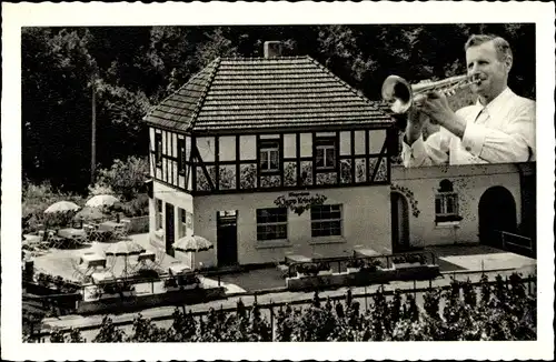 Ak Walporzheim Bad Neuenahr Ahrweiler, Winzerhaus Jupp Kriechel, Trompeter