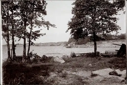 Foto Wyborg Wiborg Viipuri Russland, Küstenlandschaft, Bootshäuser