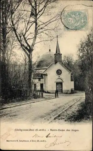 Ak Clichy sous Bois Seine Saint Denis, Notre Dame des Anges, Kirche