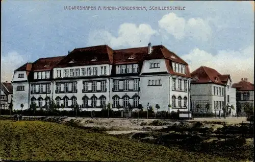 Ak Ludwigshafen am Rhein Rheinland Pfalz, Blick auf die Schillerschule