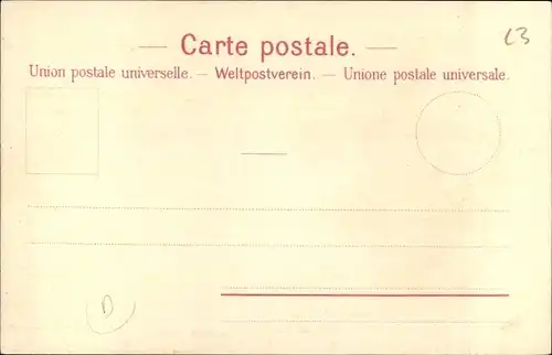 Briefmarken Litho Genève Genf Stadt, Poste de Genève, Port Cantonal, Wappen