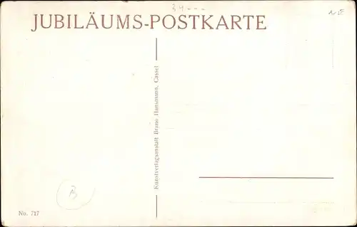 Künstler Wappen Ak Kassel in Hessen, Tausendjahr Feier 1913, Jubiläums Postkarte